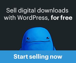 Sell digital downloads with WordPress, for free