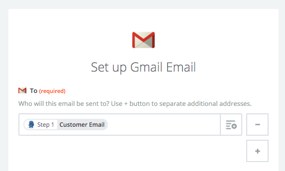 Zapier - Configure Email