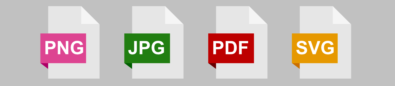 Illustration: web output file formats used to sell graphics and digital art