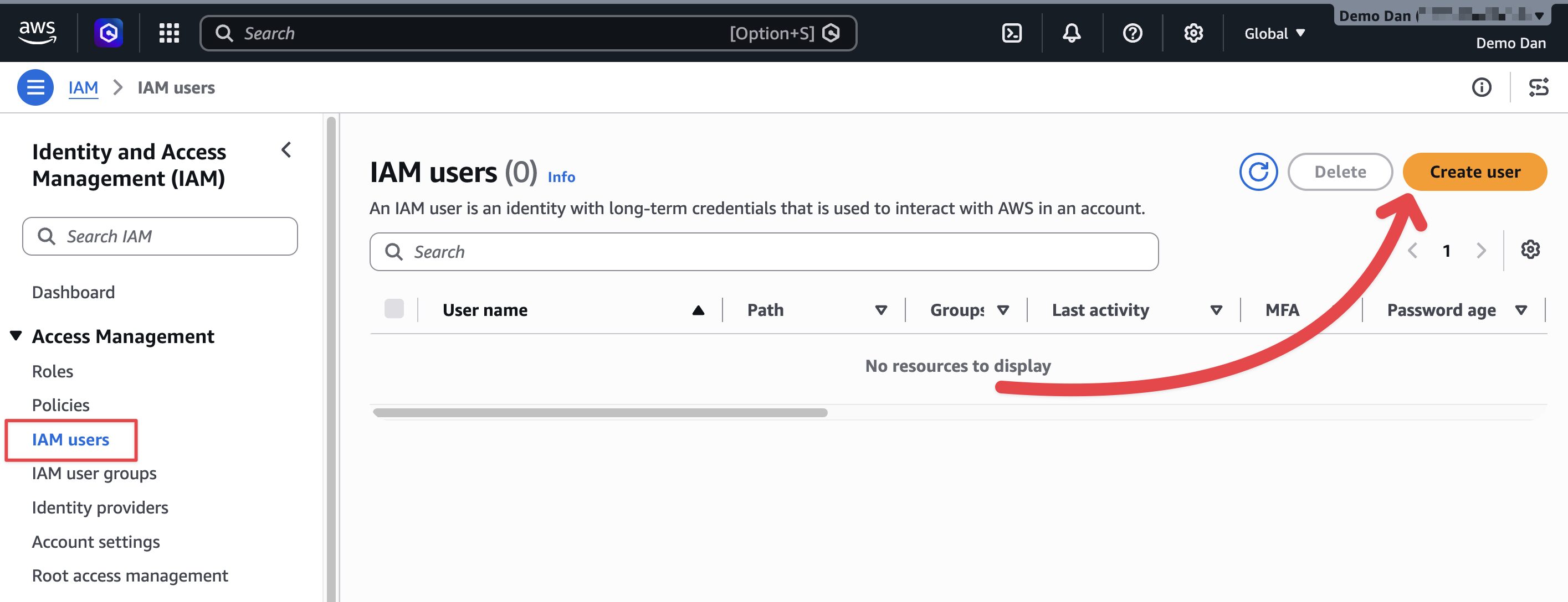 Amazon S3とEasy Digital Downloadsを接続するためにAWSでIAMユーザーを作成する。