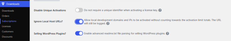 edd-software-licensing-settings – Easy Digital Downloads