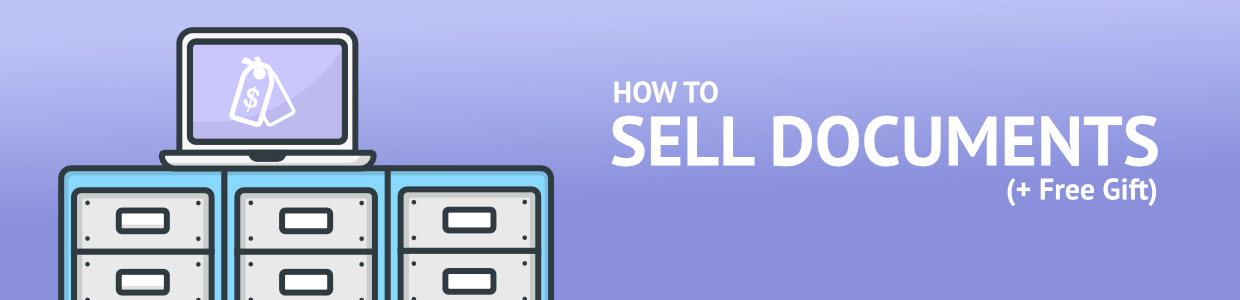 Text: How to sell documents
