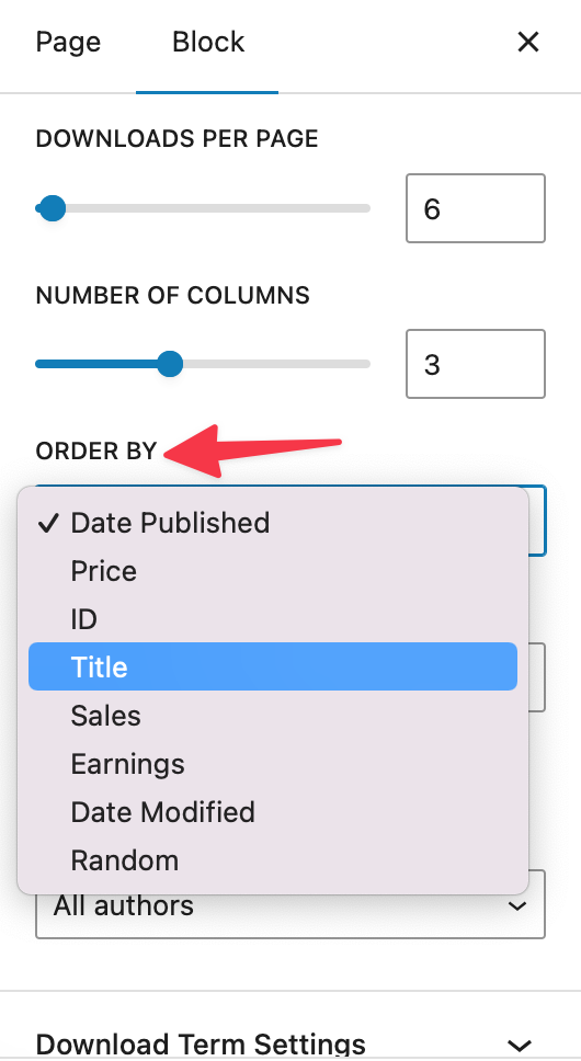 order-products-by-edd – Easy Digital Downloads Settings to change order of featured products and downloads in Easy Digital Downloads.