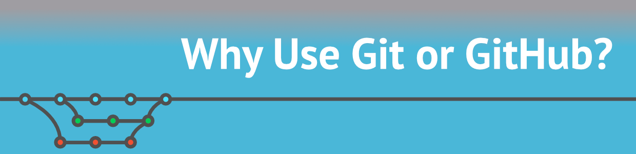 Graphic: Why use git or GitHub?