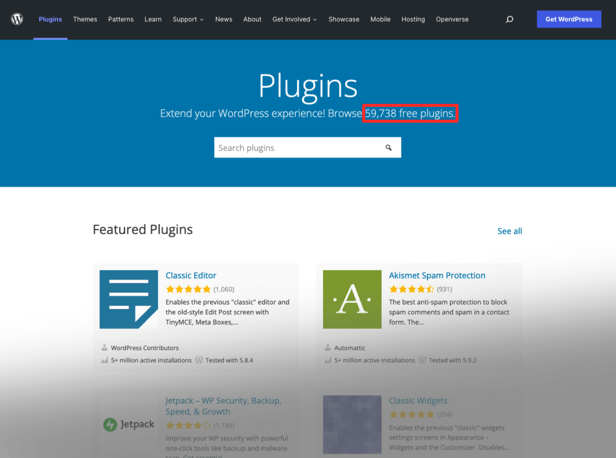 Screenshots: WordPress.org Plugin Directory