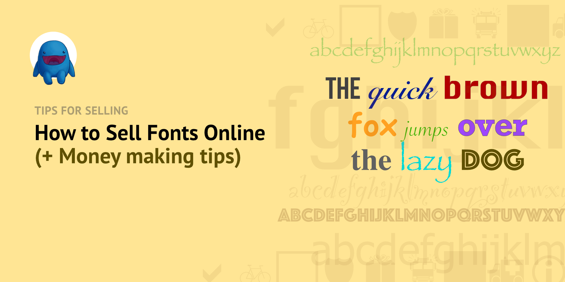 Illustration: A mix of fonts