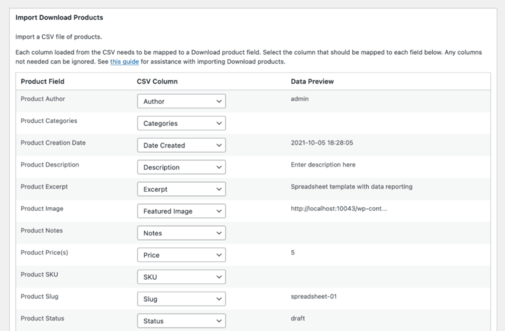 How to Import / Export Digital Products + Free CSV Template