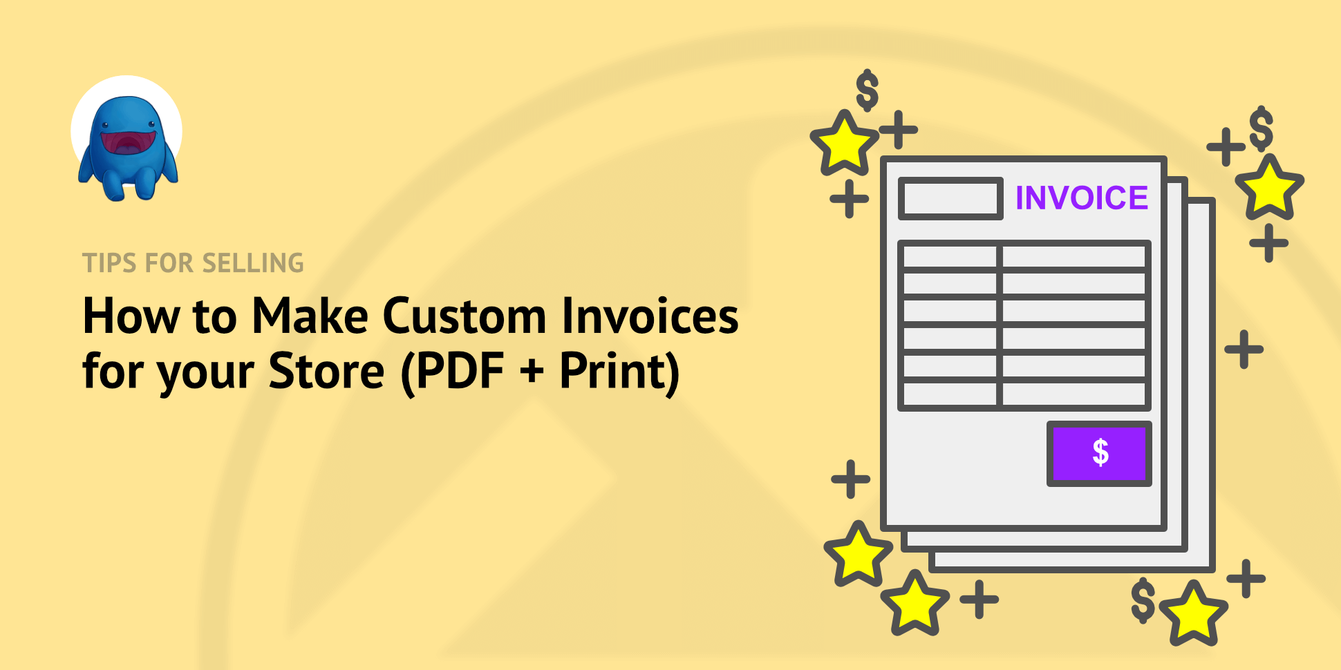 How to Make Custom Invoices for your Store (Email, PDF)