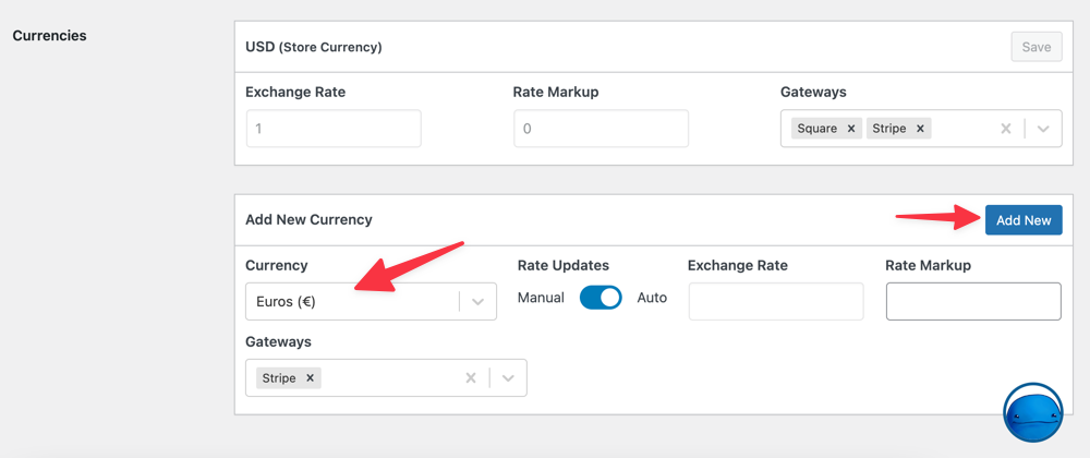 Adding multiple currencies in WordPress using EDD.