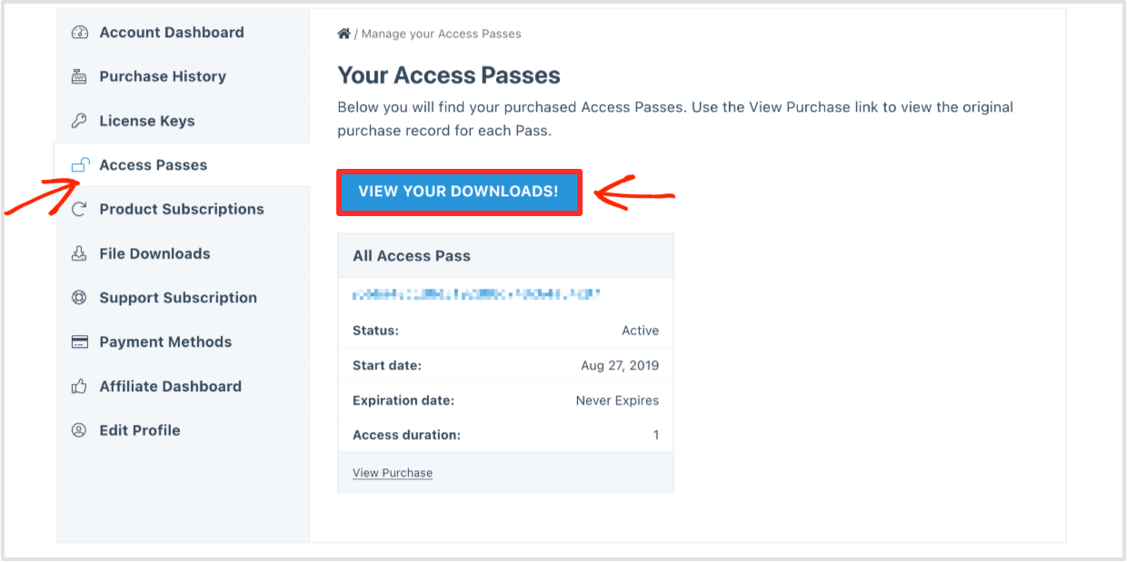 How To Use an EDD Pass and Access Extensions Easy Digital Downloads