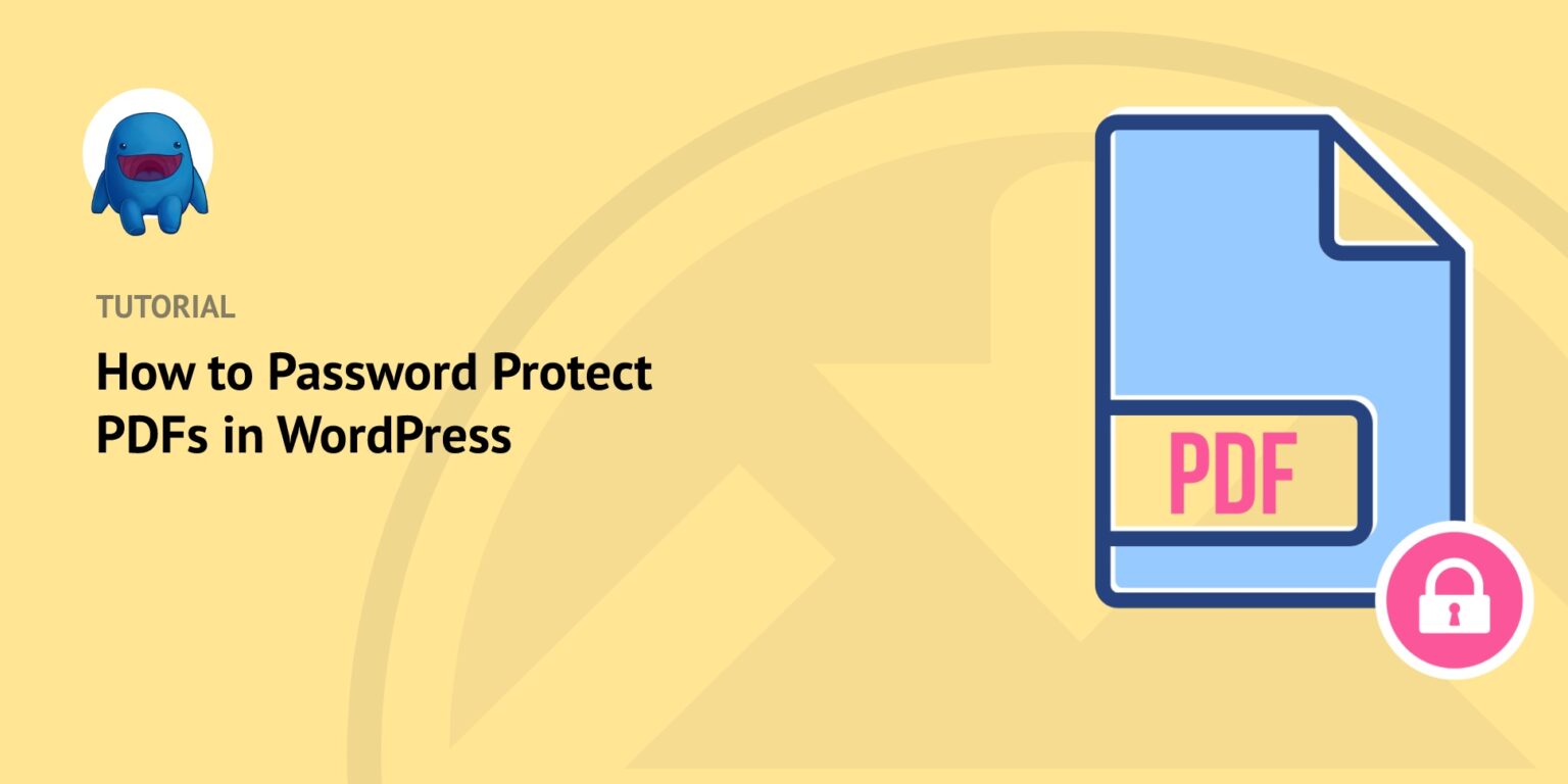 How To Password Protect PDFs In WordPress