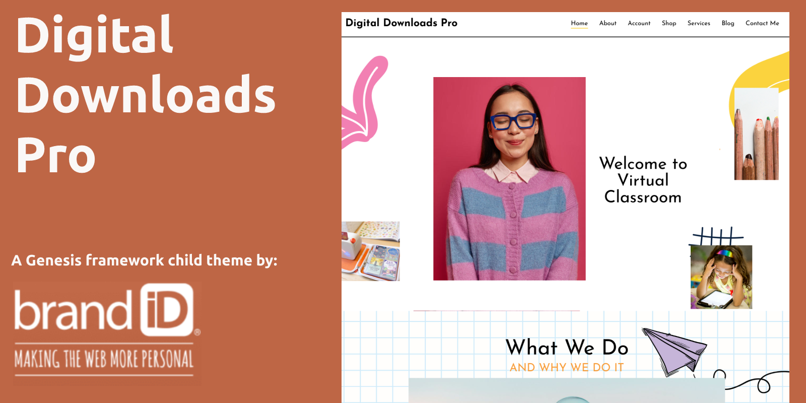 Digital Downloads Pro Easy Digital Downloads (EDD) theme by brandiD