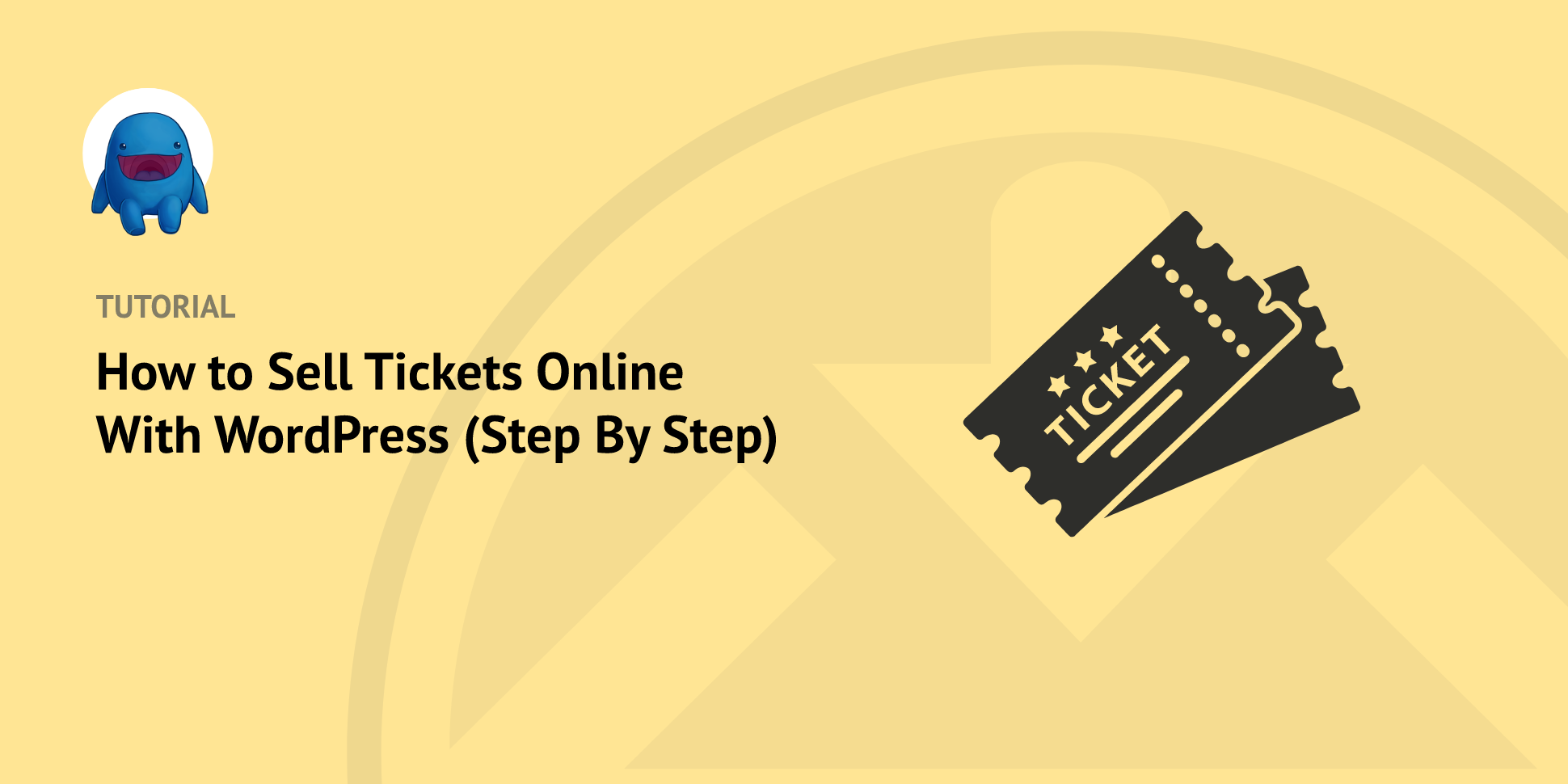 Website for sale of tickets create in wordpress
