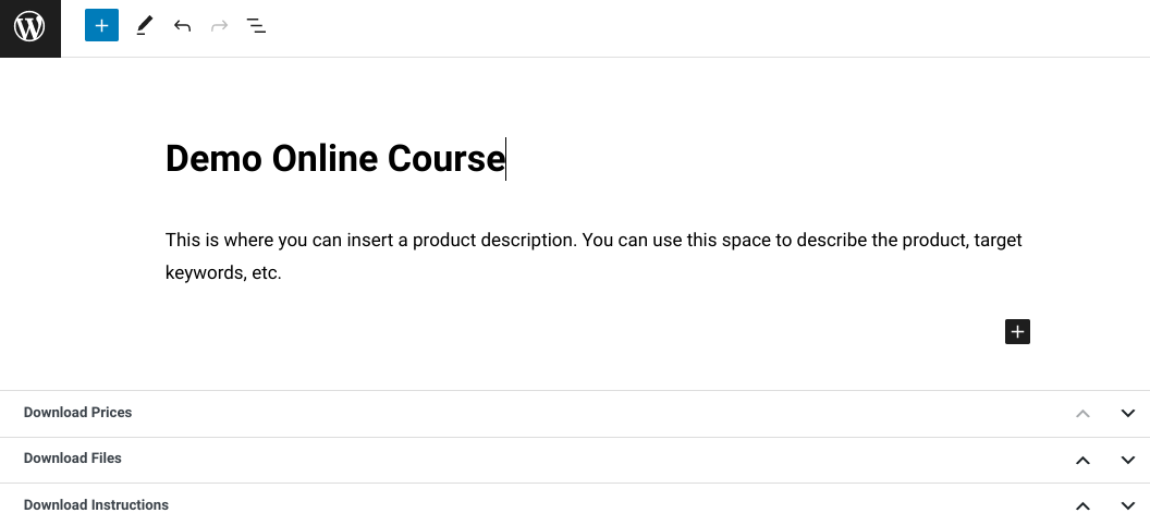 Creating a download product to sell online courses with WordPress + EDD. 