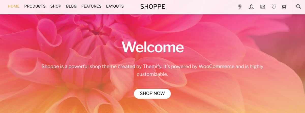 The Themify Shoppe theme powered by WooCommerce 