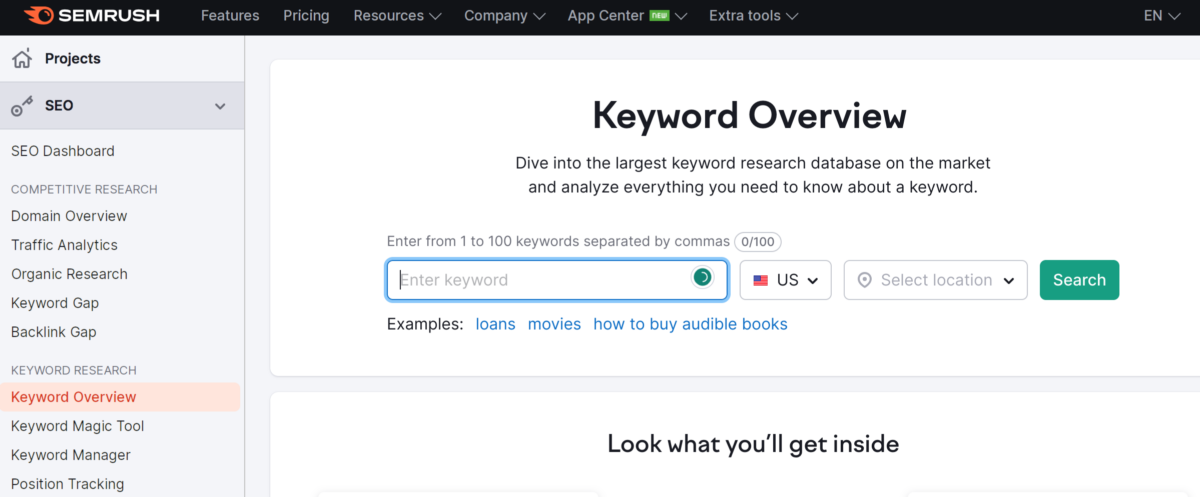 SEM Database Home Page