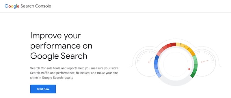 Google Search Console website.