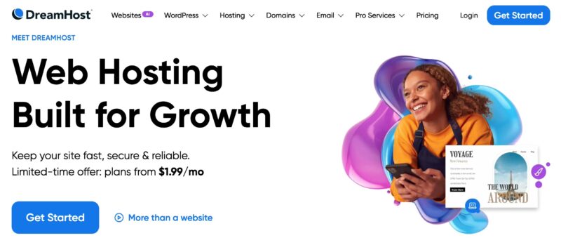Hosting WordPress DreamHost per siti e-commerce.