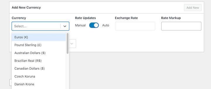 Adding multi-currency payment options in WordPress using Easy Digital Downloads.