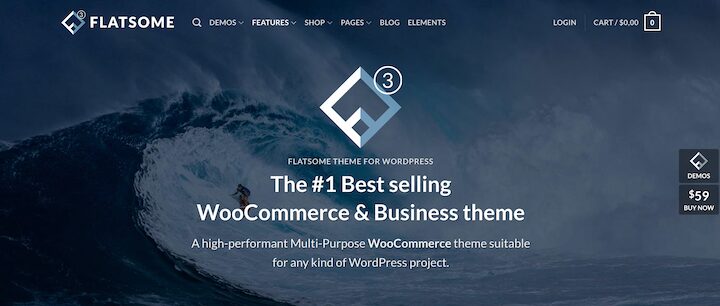 The Flatsome WooCommerce theme.