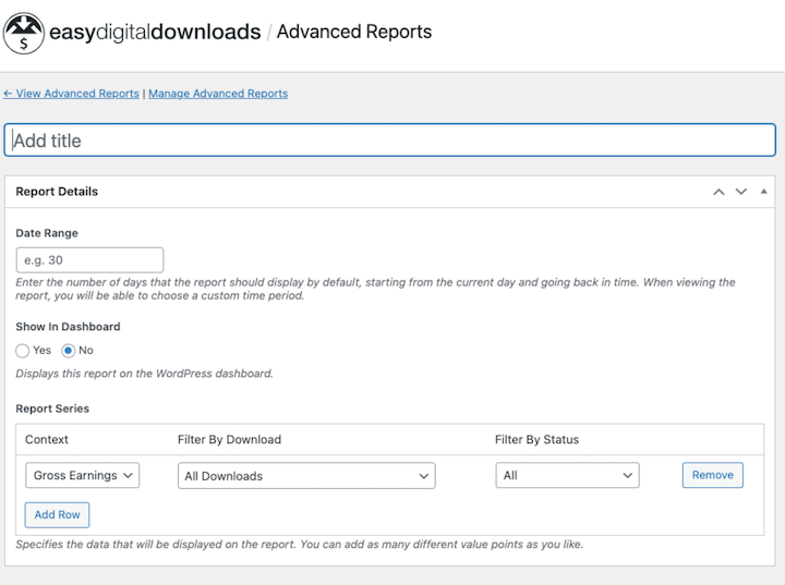 Creating a custom advanced eCommerce report in WordPress.