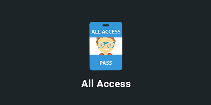 The All Access extension, one of the plugins for digital products content restriction in EDD and WordPress.