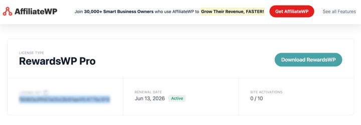 download-rewardswp-refer-a-friend-plugin – Easy Digital Downloads Option to download RewardsWP Pro refer a friend WordPress plugin from AffiliateWP website.