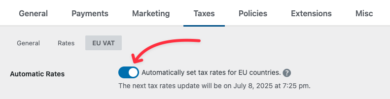 image – Easy Digital Downloads Automatically updating EU VAT Tax Rates with Easy Digital Downloads.
