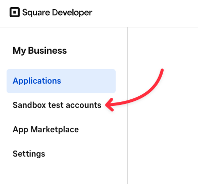 image – Easy Digital Downloads Square sandbox test accounts.