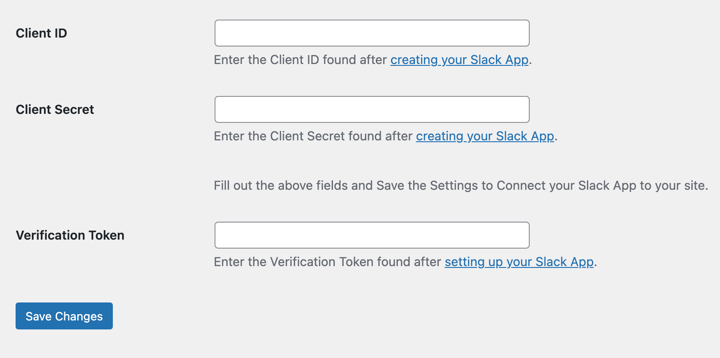 edd-slack-integration-settings-client-tokens – Easy Digital Downloads Connecting WordPress and EDD with Slack custom app.