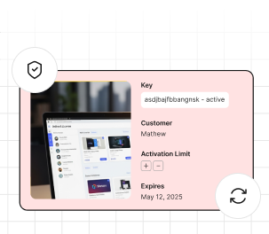 Automated software license key generation and remote validation for apps