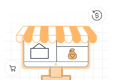 Set up digital fundraising store and non-profit eCommerce site.