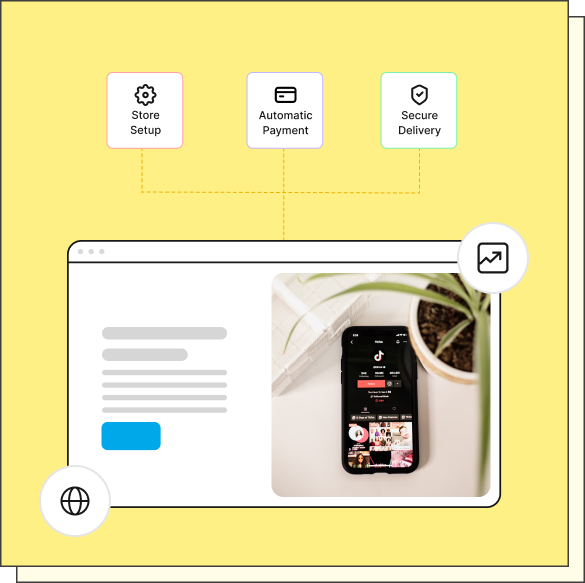 Digital product store setup