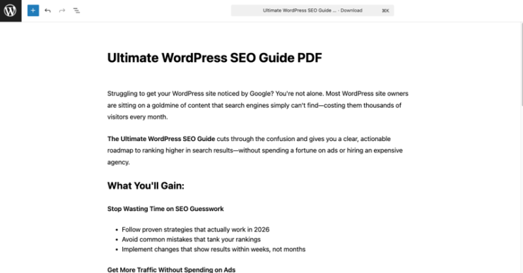 How to Sell PDFs on WordPress in 2026 (Complete Guide)