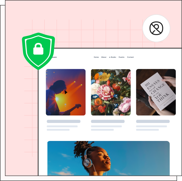 Secure automated delivery of digital files with membership access and digital asset management
