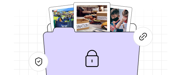 Securely deliver educational materials and awareness toolkits to supporters