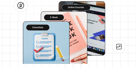 Sell unlimited PDF downloads and digital checklists without transaction fees
