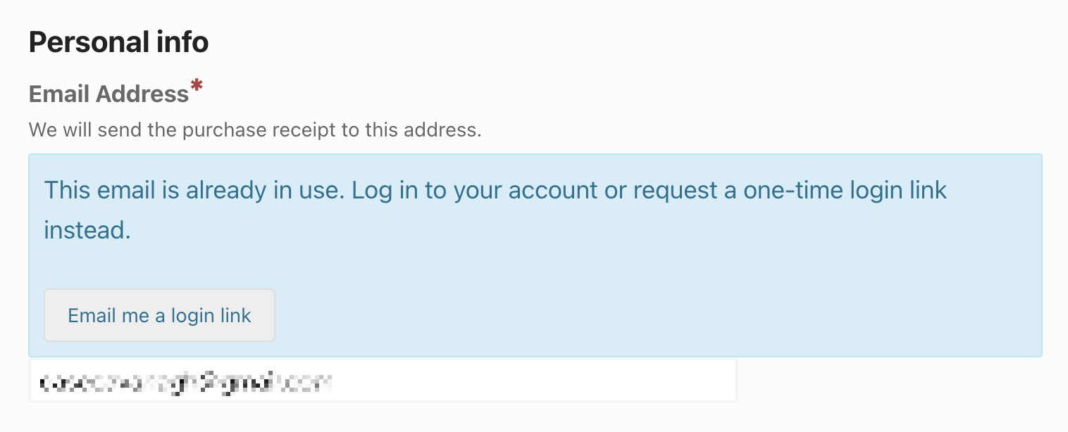 Easy Digital Downloads Magic Login Link at checkout in WordPress. 