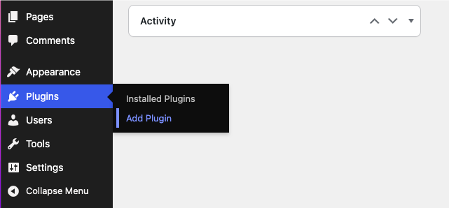 Add plugin to WordPress website.