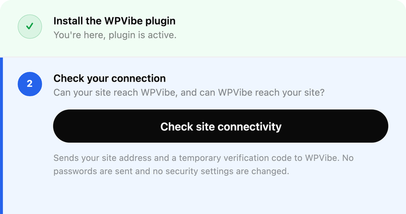Set up steps to connect Easy Digital Downloads and WPVibe.
