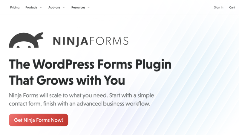 ninjaforms-selling-wordpress-plugins-edd 1 – Easy Digital Downloads NInja Forms WordPress plugin website using Easy Digital Downloads.