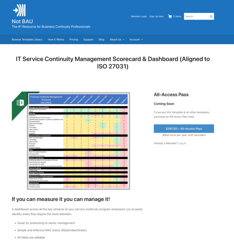 not-bau-sell-templates-edd-scaled – Easy Digital Downloads Website selling a spreadsheet template for businesses.