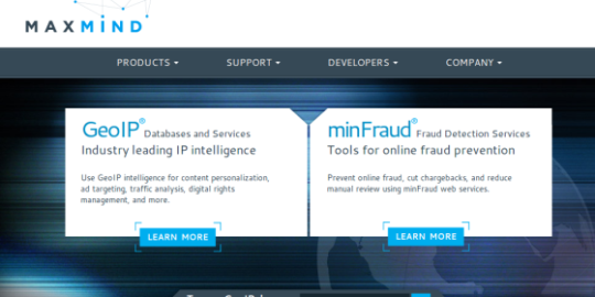 The MaxMind Fraud Prevention extension.