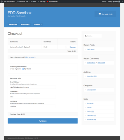 EDD Wallet-用户钱包插件[更至v1.1.7]插图1-WordPress资源海