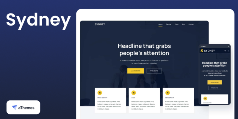 sydney – Easy Digital Downloads Sydney aThemes オプションをストアデザインのための Easy Digital Downloads テーマとして